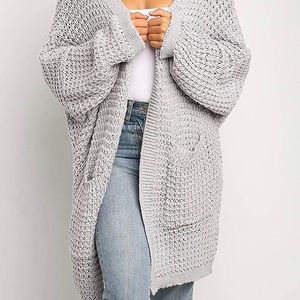 Beautiful knit slouchy cardigan sweater